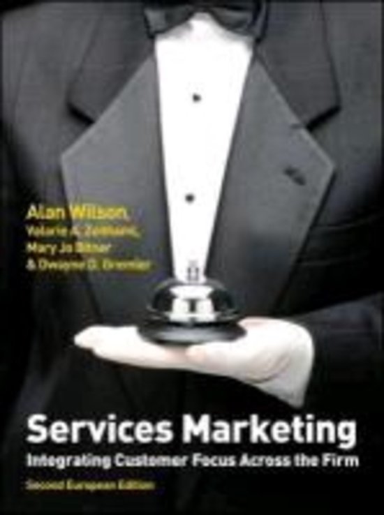 Year 2 - summary of the book Services marketing