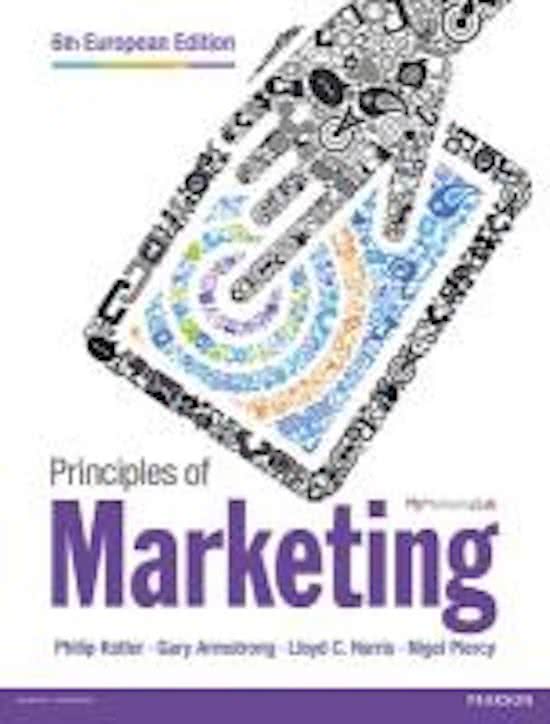 Summary Principles of Marketing