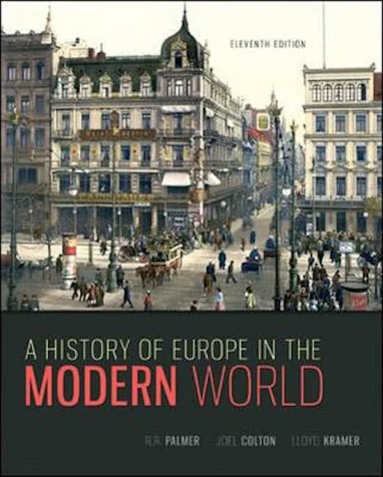 Volledige samenvatting  (alles uit de les mooi uitgeschreven + meer info) moderne hedendaagse geschiedenis - Bruno De Wever 
