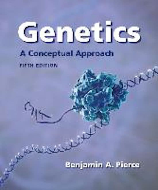 Test Bank for Genetics A Conceptual Approach 5th Edition Pierce / All Chapters 1 - 26 / Full Complete 2023