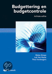 Budgettering en budgetcontrole