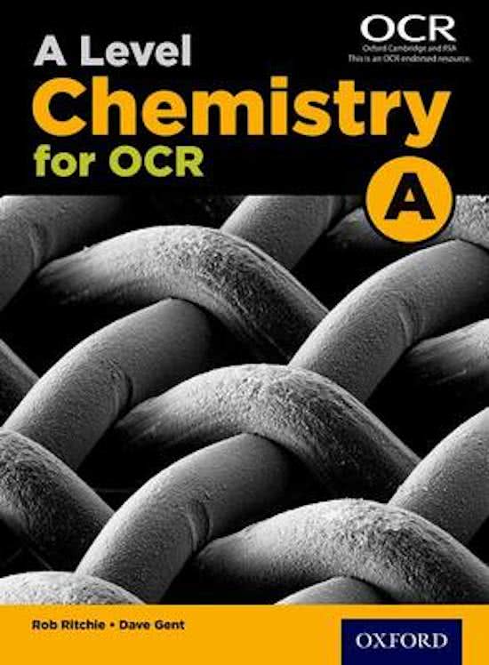 Module 5 - Physical chemistry and transition elements (H432) for A Level Chemistry OCR A Student Book, ISBN: 9780198351979