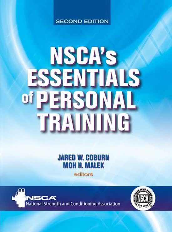NSCA's Essentials of Personal Training, Second Edition