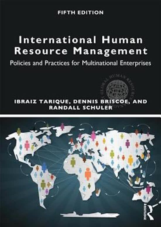 Samenvatting Internationaal Human Resource Management (DPS-IHR) 