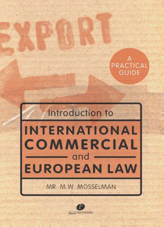 Samenvatting International Business Law