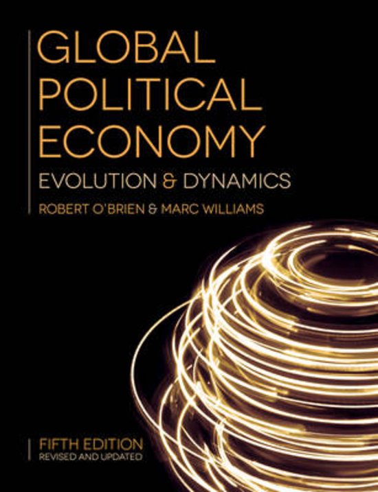 Study summaries of Global Political Economy 