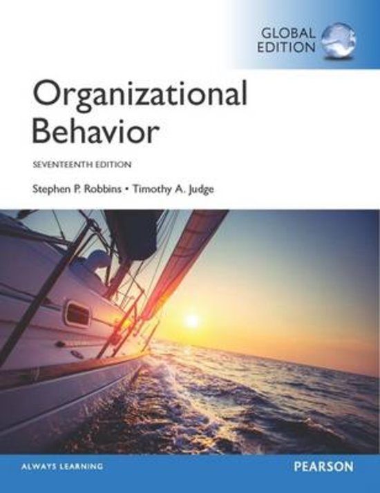 Summary Organizational behavior Chapters 3,4,6,9,12,14
