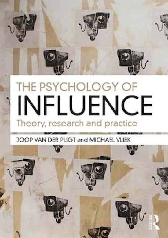 Samenvatting Psychology of Influence (PersCom CW UvA)