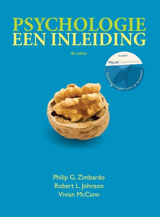 Complete voorbereiding Tentamen 3 PdB: H1, 6, 8 t/m 10 Zimbardo, kennisclips, aantekeningen (cijfer: 8)